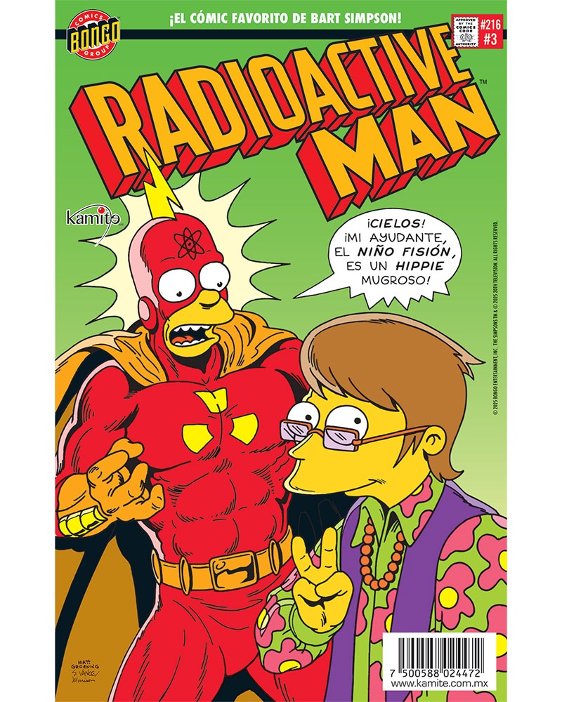 Libro Radioactive Man 3 de Matt Groening/Steve Vance et al. 1