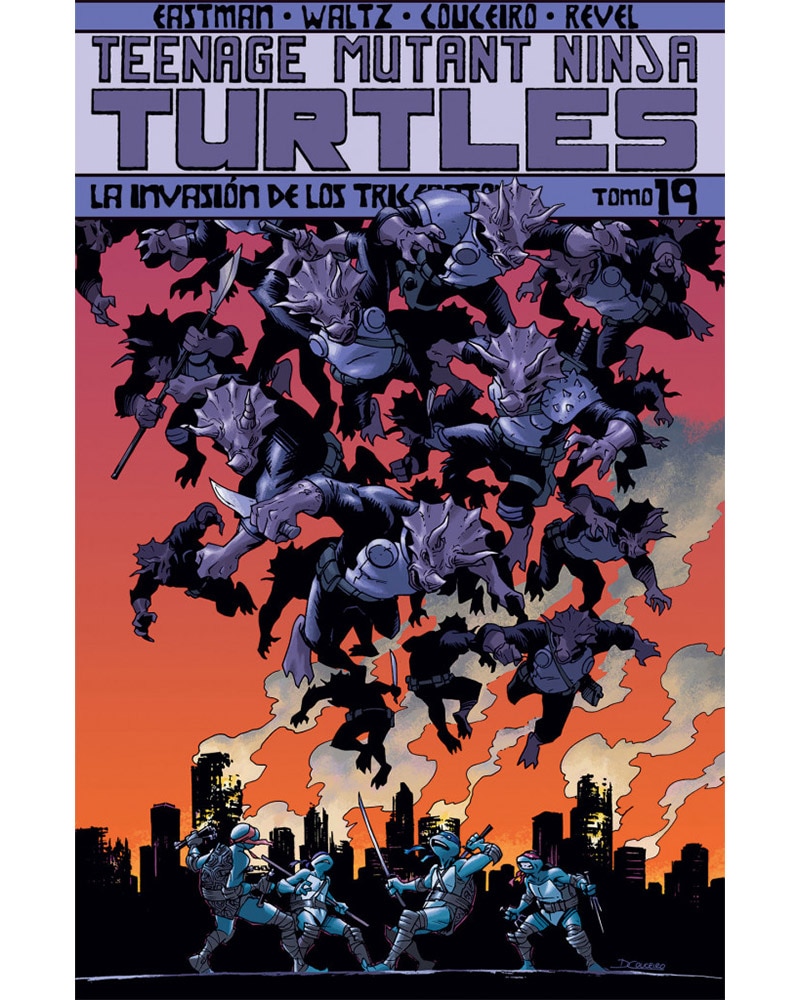 Libro Teenage Mutant Ninja Turtles La Invasión De Los Triceratons Tomo 19 de Kevin Eastman/Bobby Curnow et al. 1