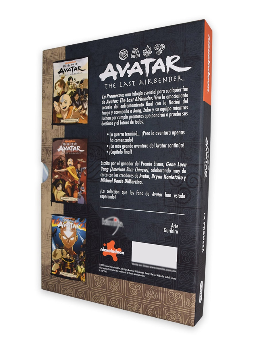 Libro Caja avatar la promesa de Gene Luen Yang, Michael Dante Dimartino, Bryan Konietzko Libro Caja avatar la promesa de Gene Luen Yang, Michael Dante Dimartino, Bryan Konietzko