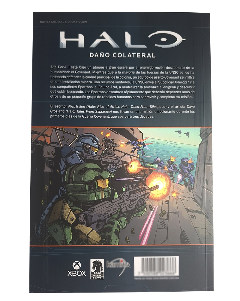 Libro Halo Daño Colateral de Alex Irvine
