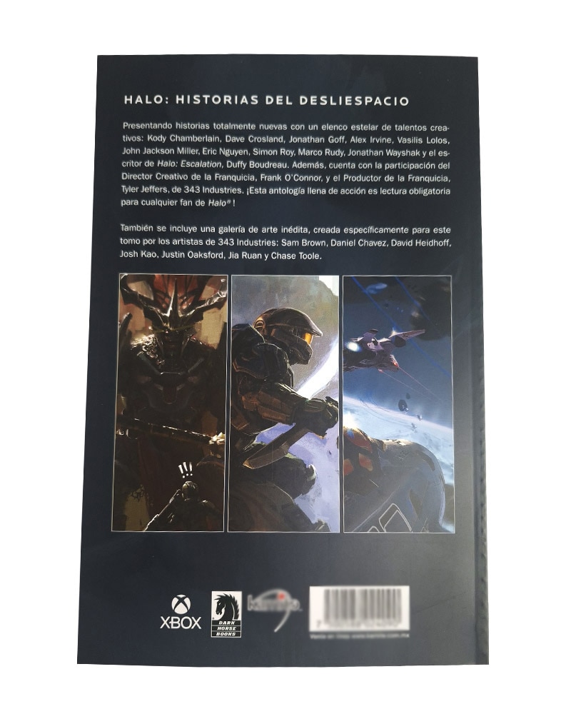 Libro Halo Historias del Desliespacio Único de Duffy Boudreau/Kody Chamberlain et al.