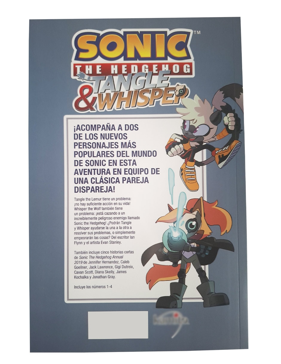 Libro Sonic The Hedgehog Tangle And Whisper de Ian Flynn/Cavan Scott et al.