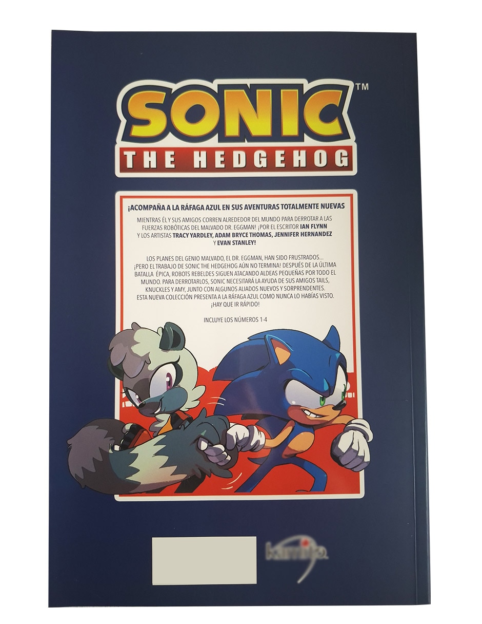 Libro Sonic The Hedgehog 1a de Ian Flynn Libro Sonic The Hedgehog 1a de Ian Flynn