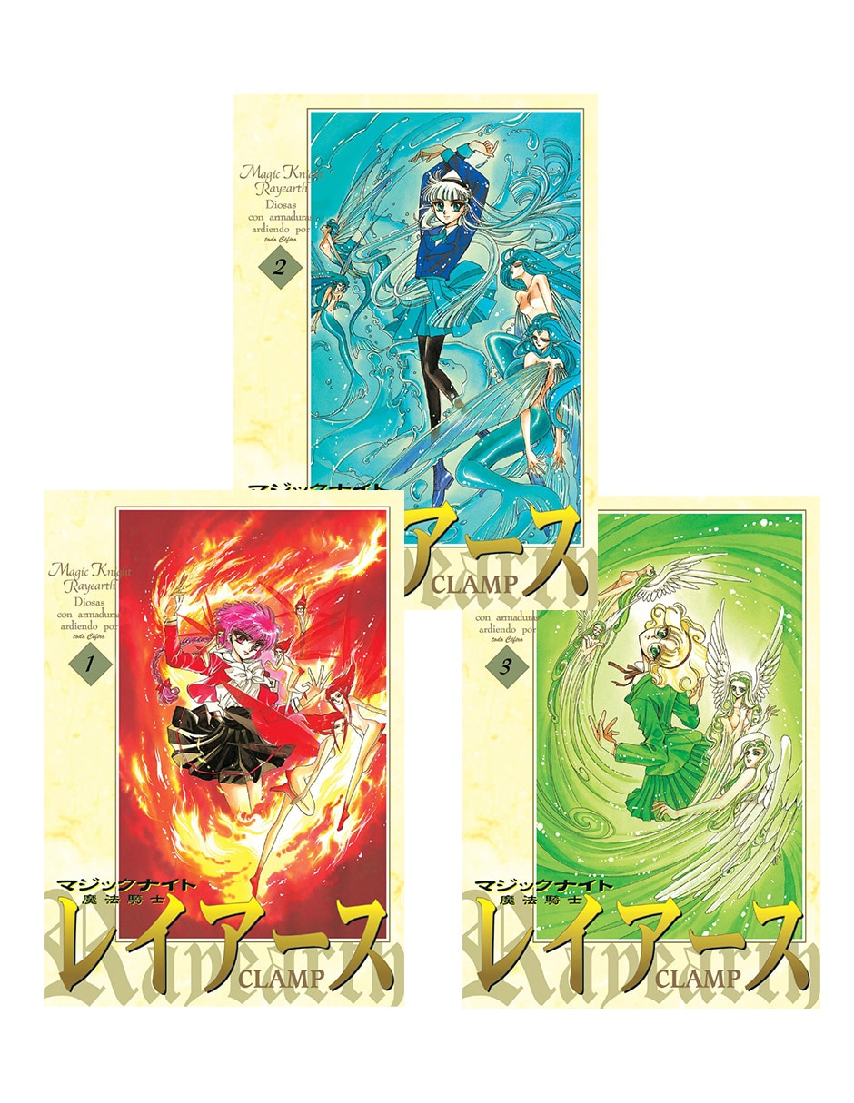 Libro Paquete magic knight rayearth completo de Clamp 1