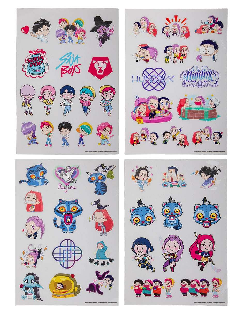 Set de Pegatinas antideslizantes K-Pop demon Hunters