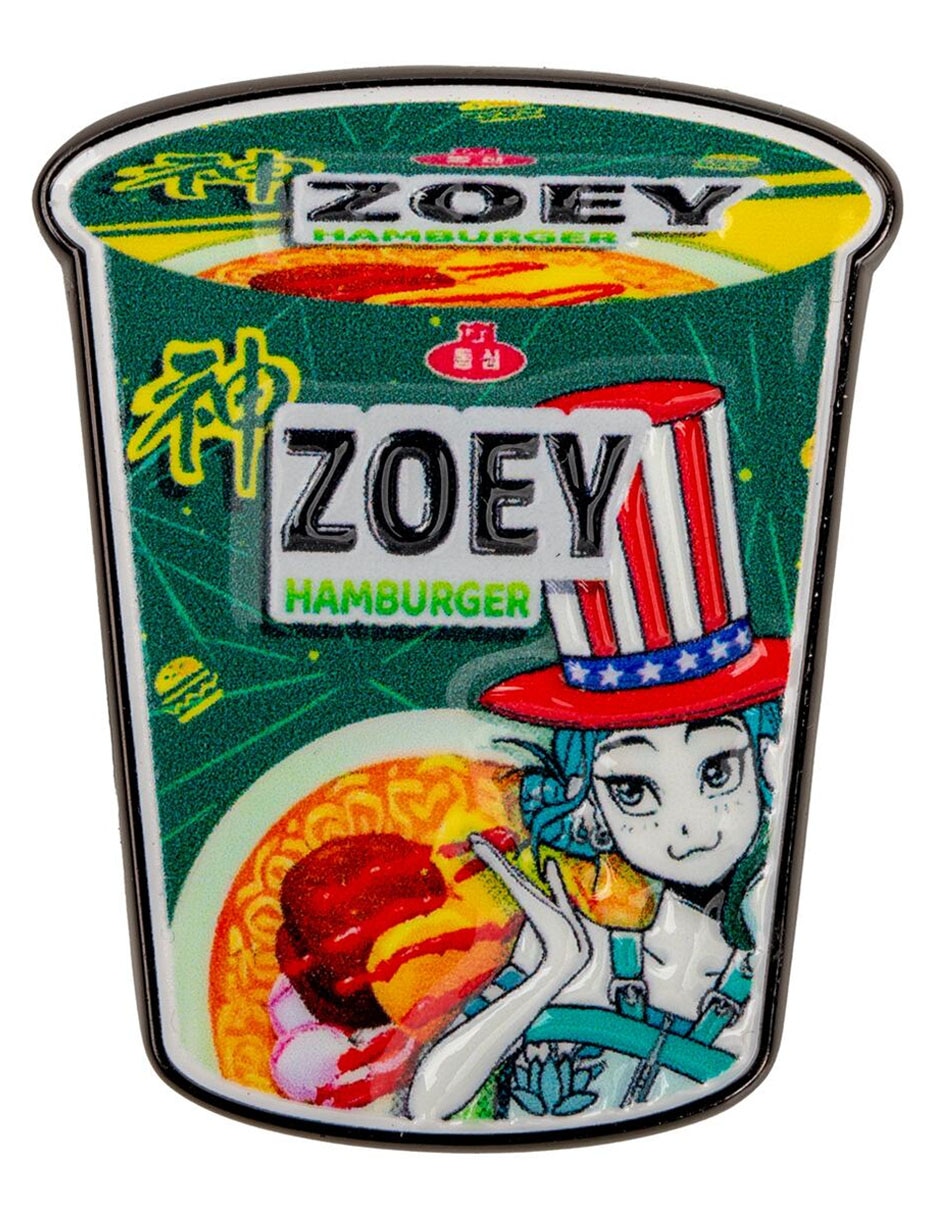 Pin de metal Zoey
