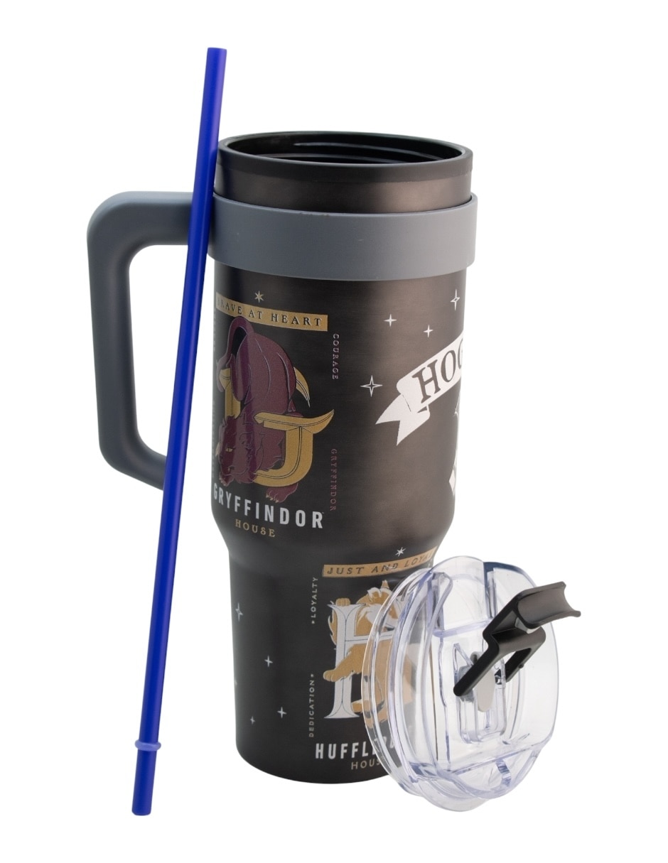 Termo de acero inoxidable Harry Potter con tapa rosca 1.2 L 4