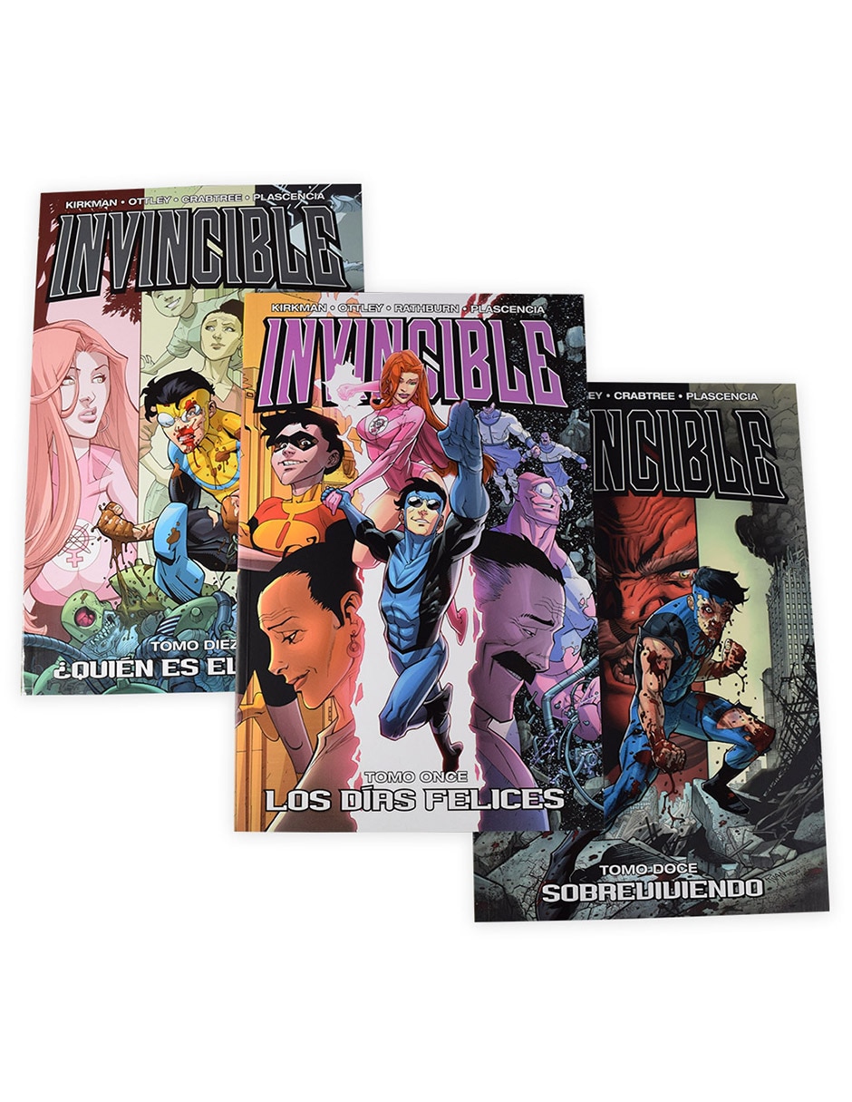 Libro Paq. Invincible 10 A 12 de Robert Kirkman Libro Paq. Invincible 10 A 12 de Robert Kirkman