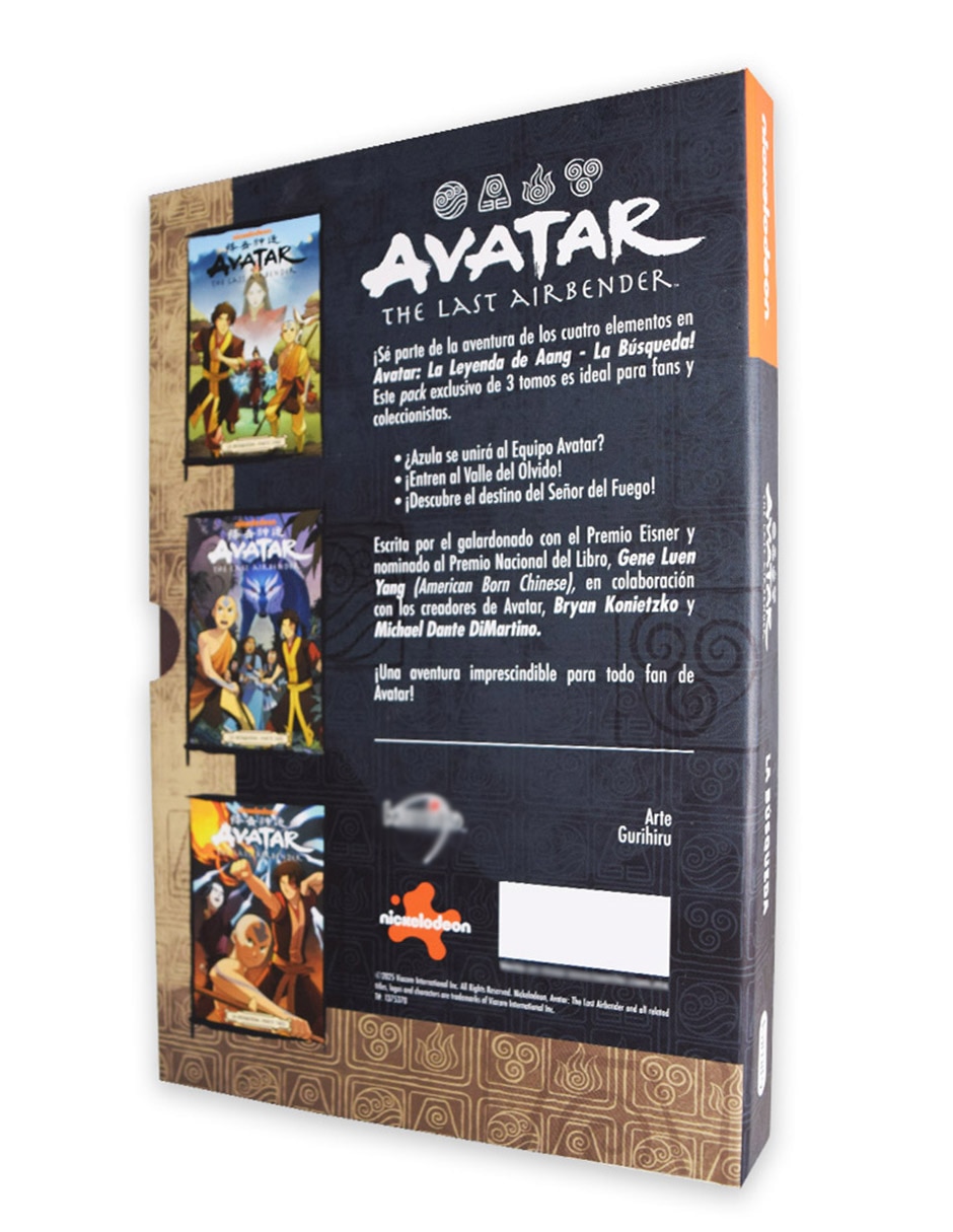 Libro Caja avatar la búsqueda de Gene Luen Yang, Michael Dante Dimartino, Bryan Konietzko