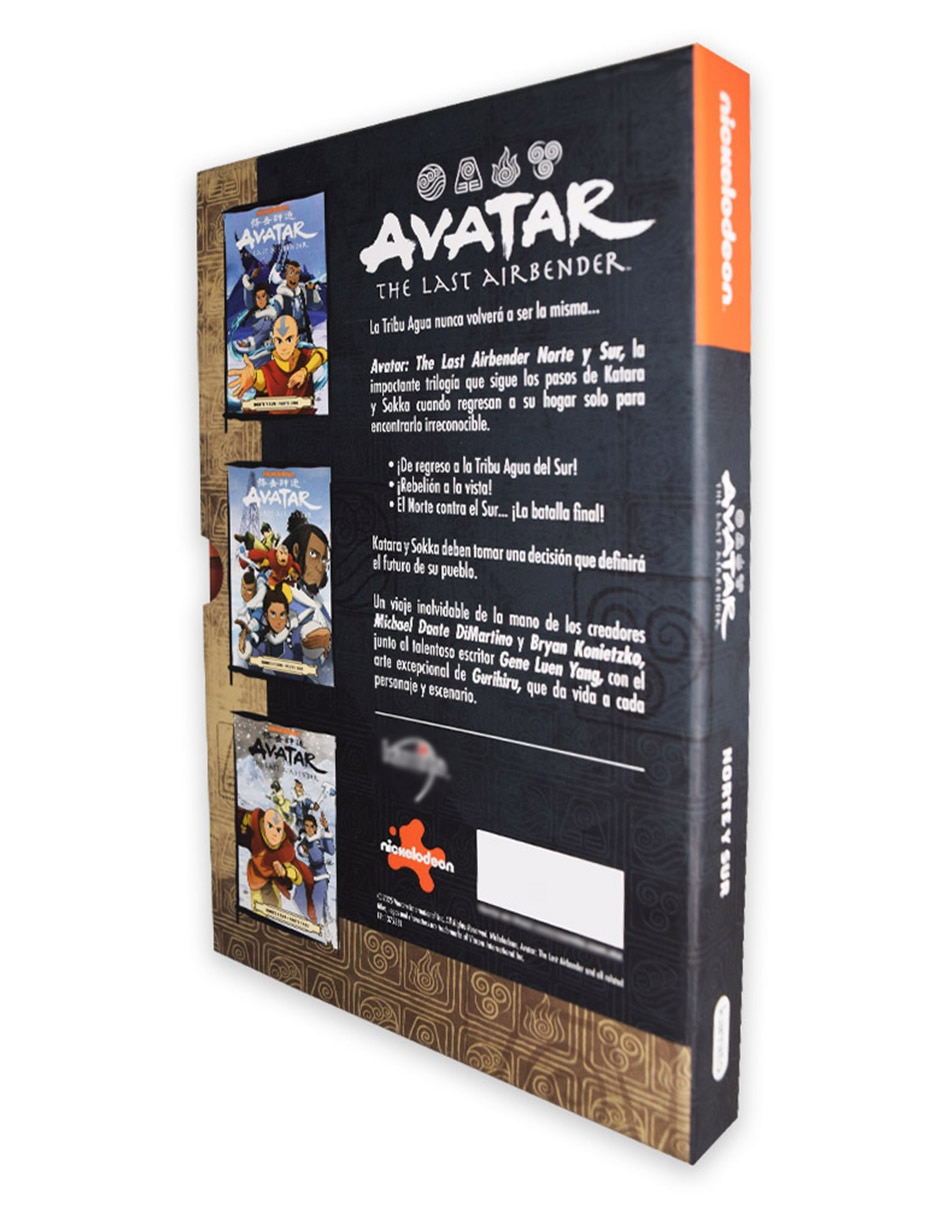 Libro Caja Avatar Norte y Sur de Gene Luen Yang, Michael Dante Dimartino, Bryan Konietzko