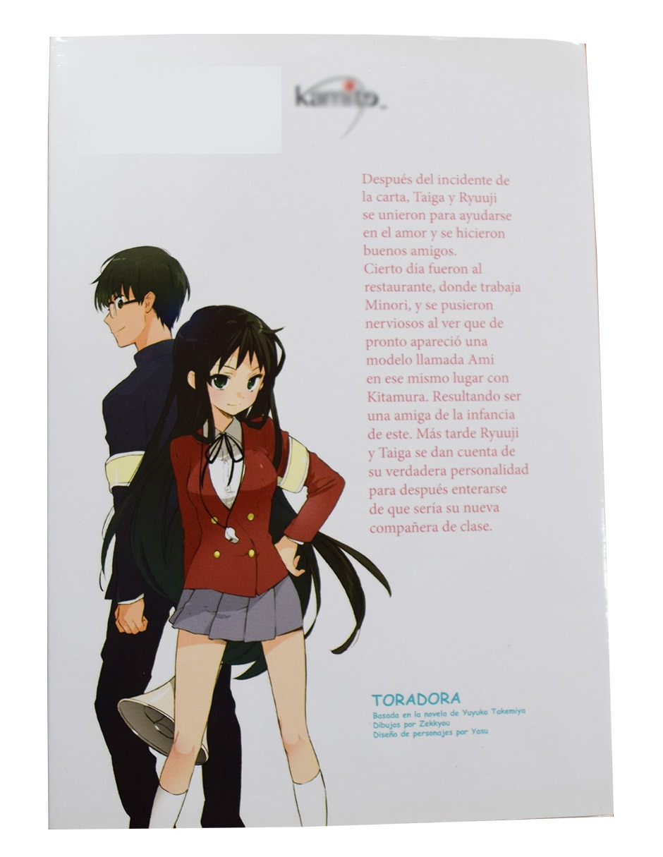 Libro Toradora 3 de Yuyuko Takemiya