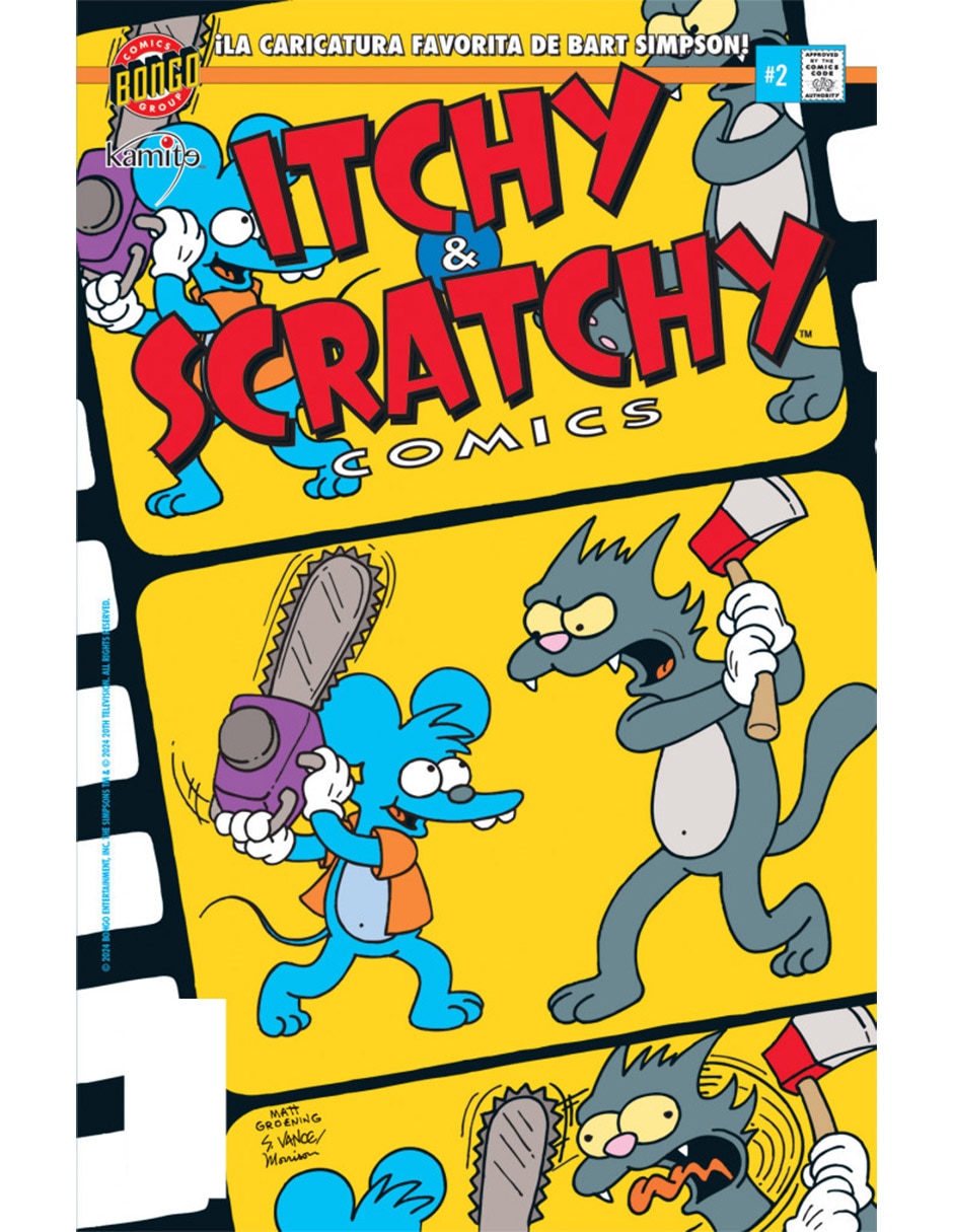 Libro Itchy And Scratchy 2 de Dan Castellaneta Y Deb Lacusta 1