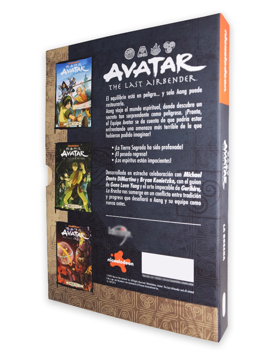 Libro Caja avatar la brecha de Gene Luen Yang, Michael Dante Dimartino, Bryan Konietzko