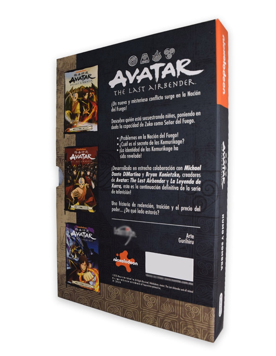 Libro Caja avatar humo y sombra de Gene Luen Yang, Michael Dante Dimartino, Bryan Konietzko