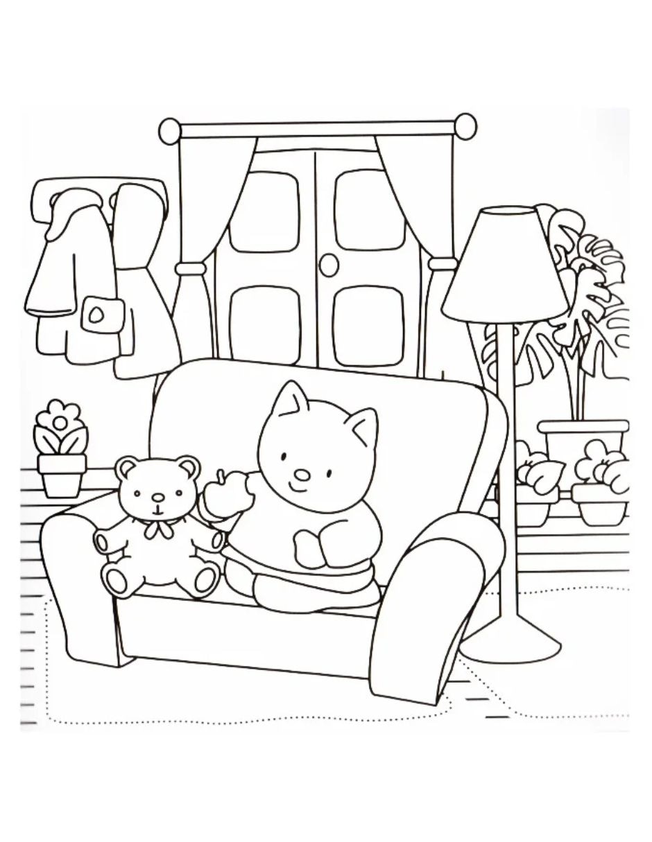 Libro para colorear Cozy & Comfy