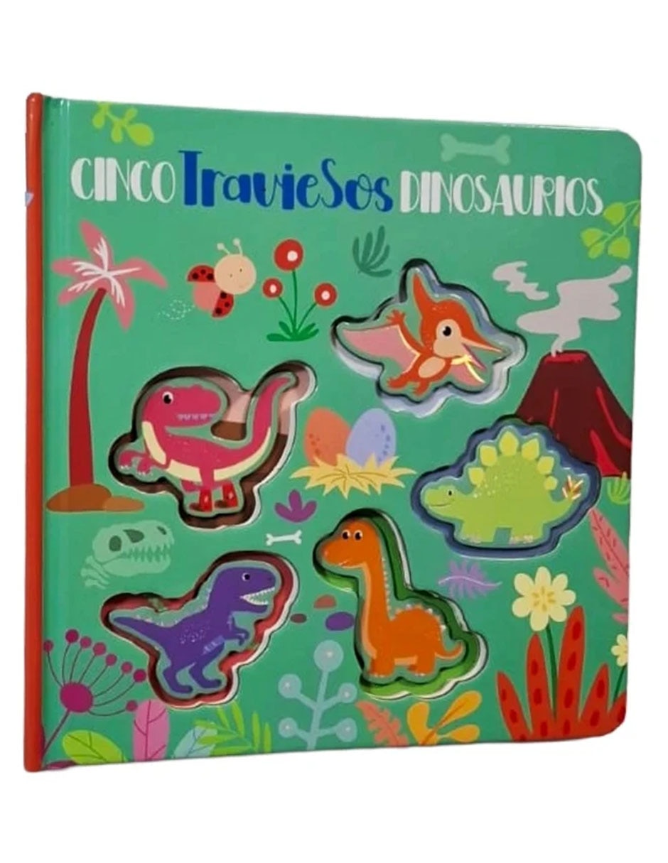 Libro Cinco Traviesos Dinosaurios de Lexus 1