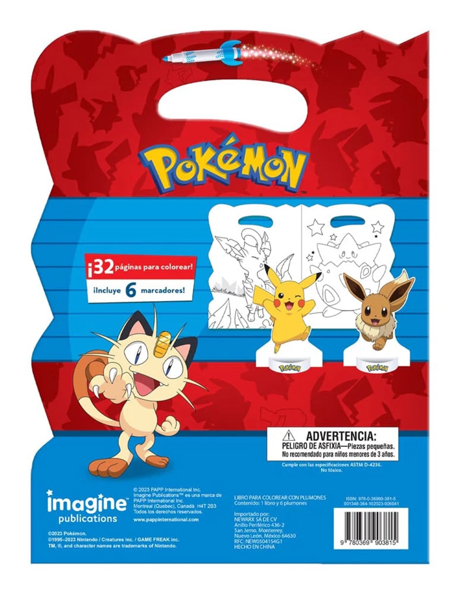 Libro Super Color Pokémon de Corp