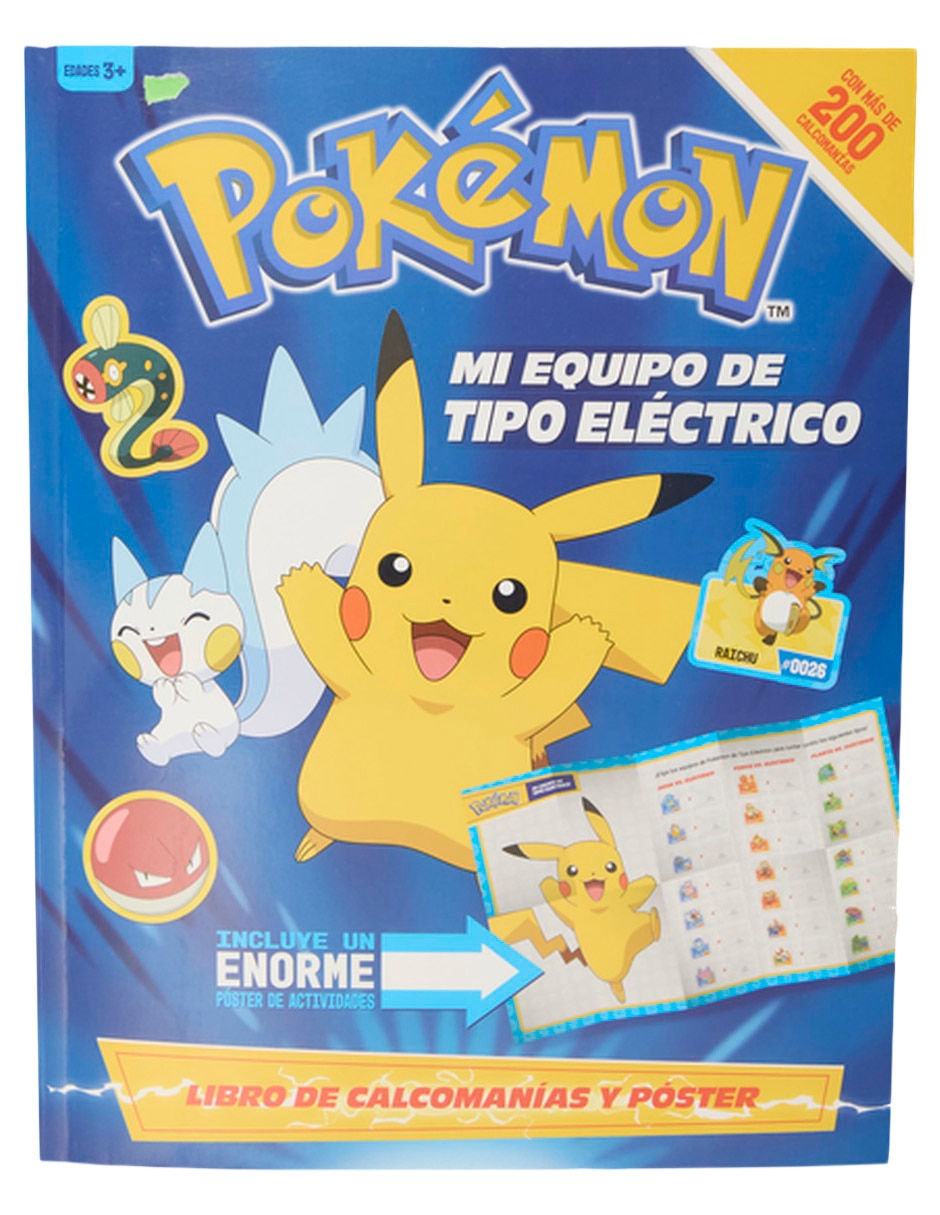 NOVELTY Libro de Actividades Pokémon con Stickers (eléctrico) de Novelty Novelty
