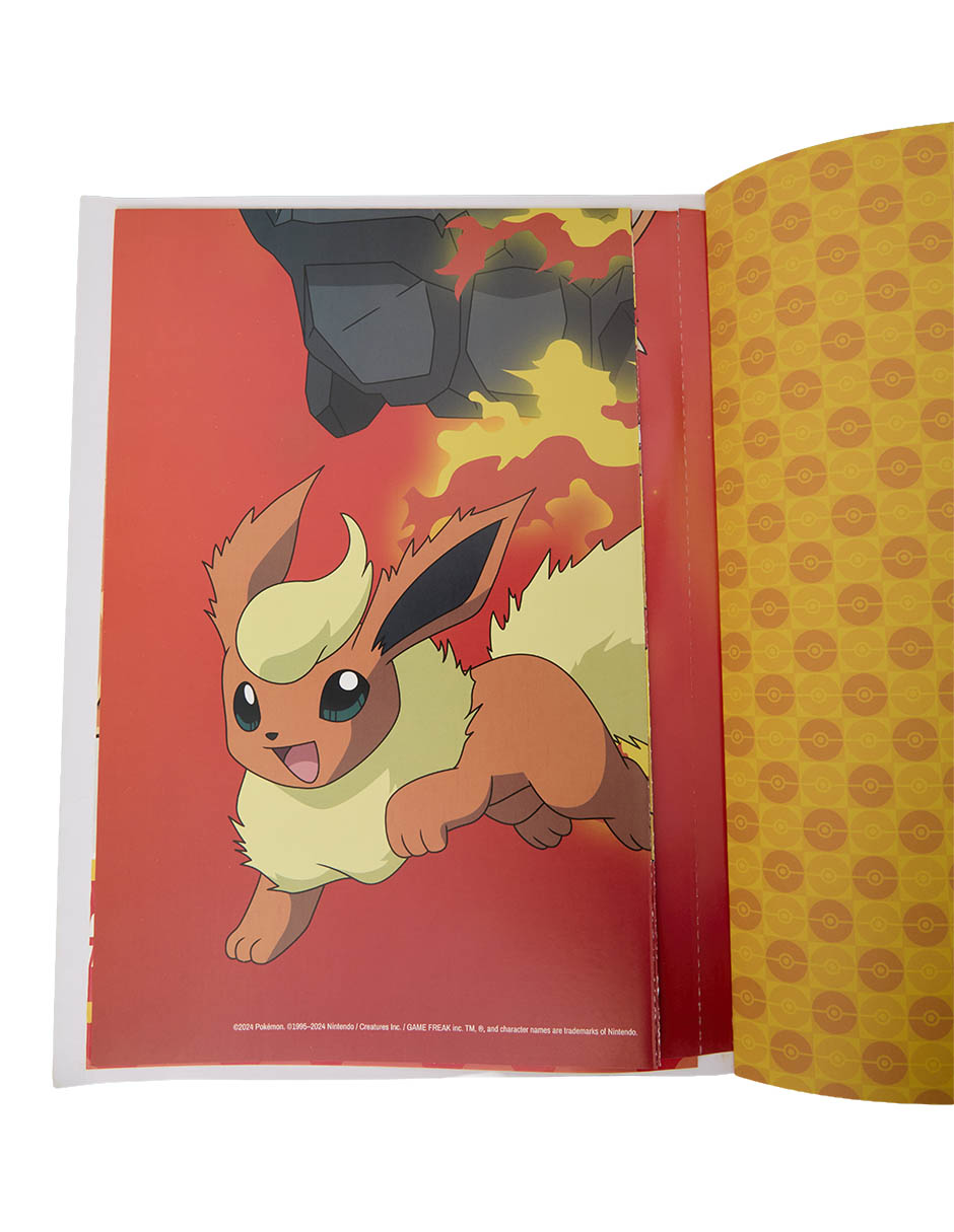 Libro De Actividades Pokémon Con Stickers (Fuego) de