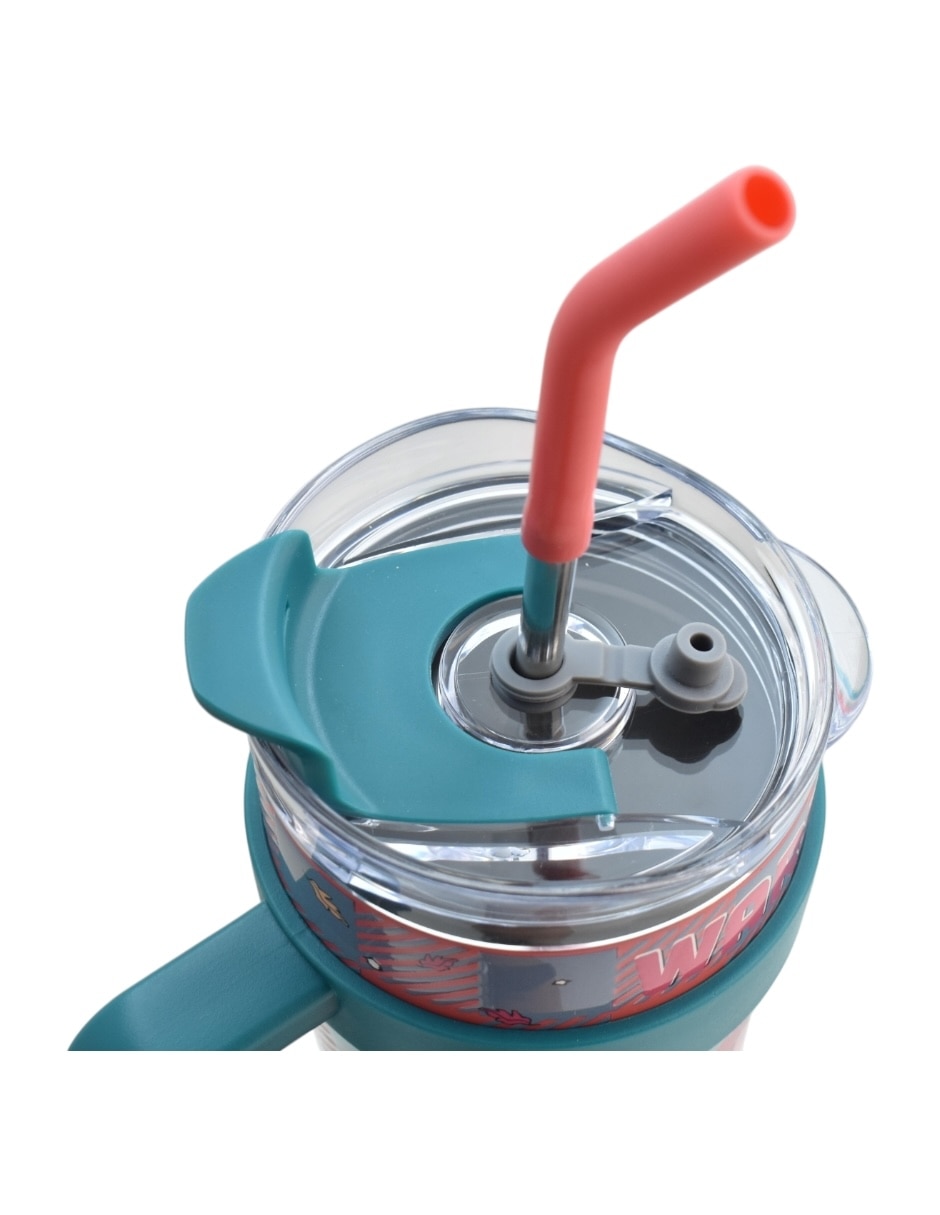 Termo de acero inoxidable snoopy con tapa rosca 1.2 l 4