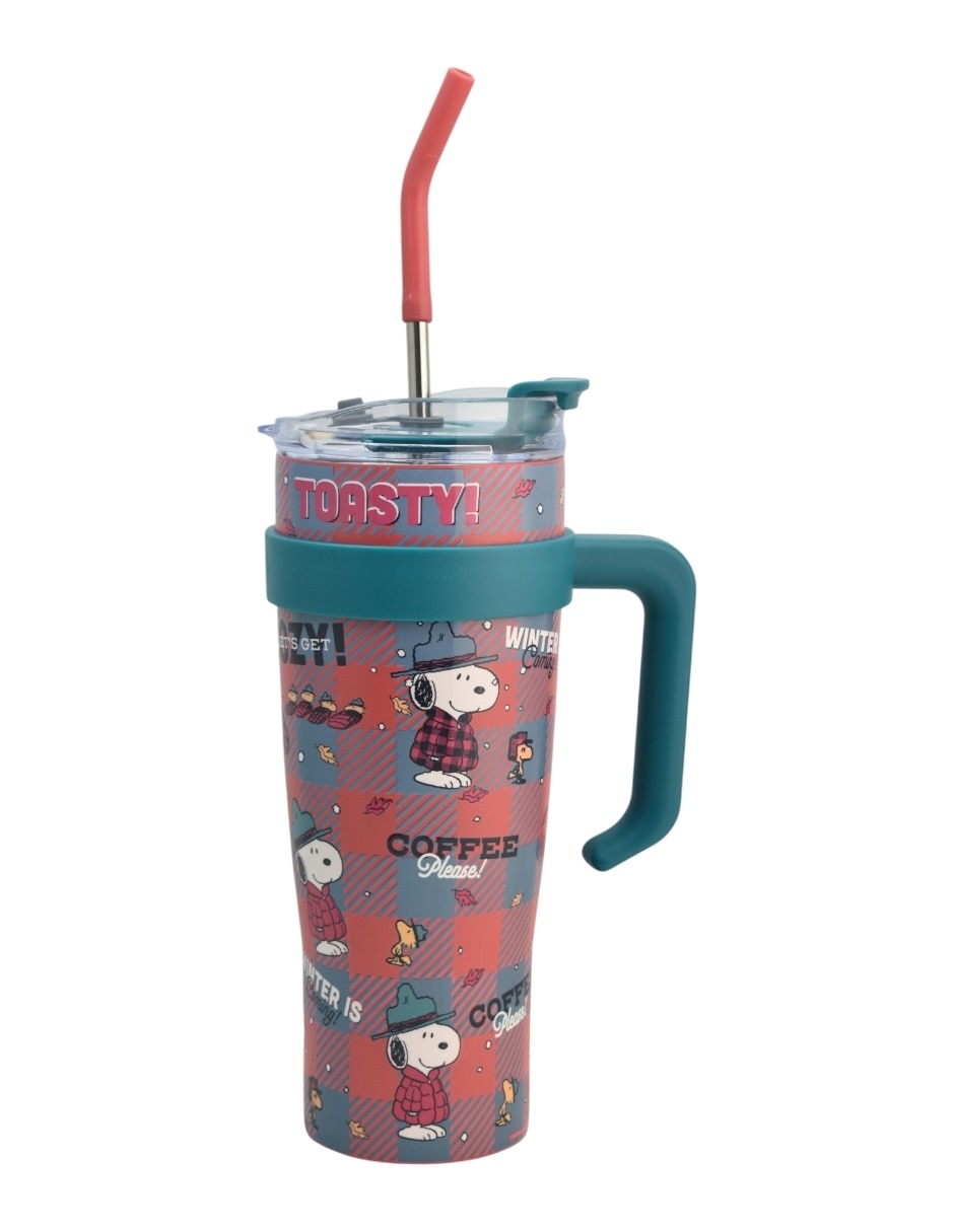 Termo de acero inoxidable snoopy con tapa rosca 1.2 l Termo de acero inoxidable snoopy con tapa rosca 1.2 l