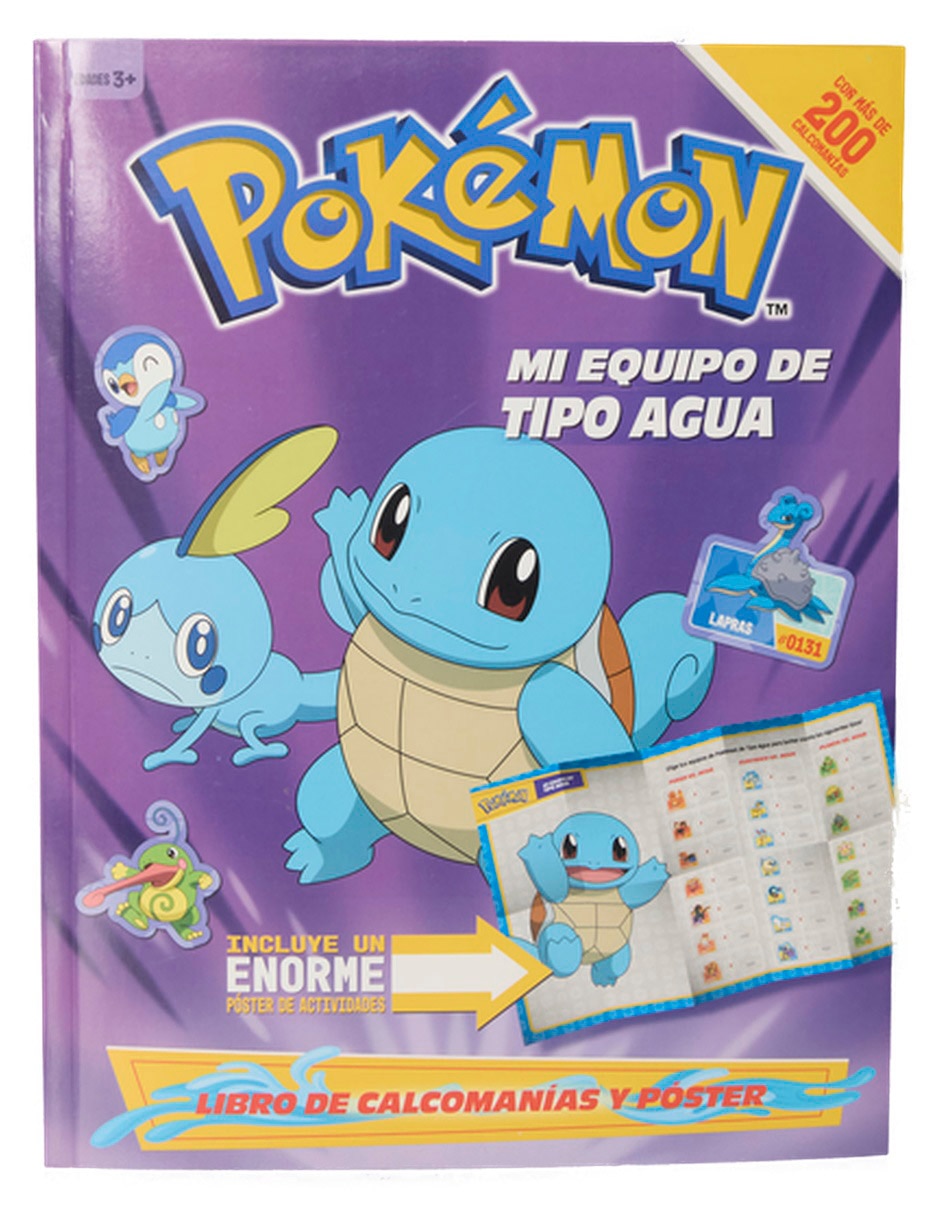 NOVELTY Libro de Actividades Pokémon con Stickers (Agua) de Novelty Novelty
