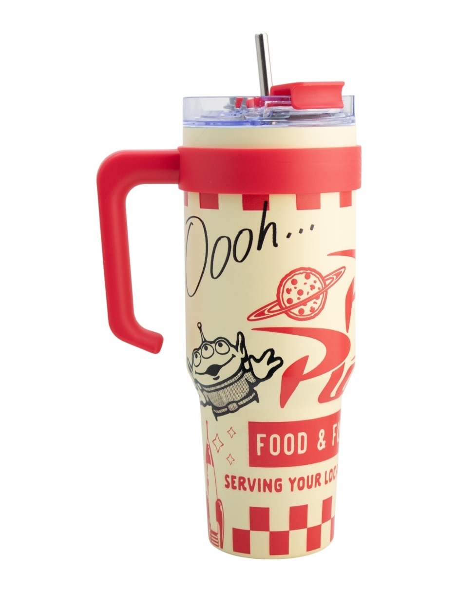Termo de acero inoxidable Toy Story con tapa rosca 1.2 L 4