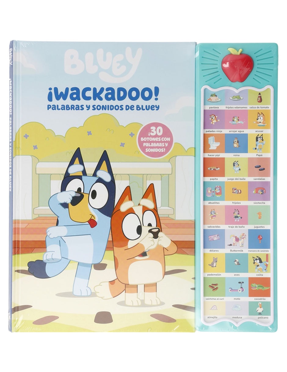 Libro Bluey ¡Wackadoo! Palabras y Sonidos de Bluey de 1