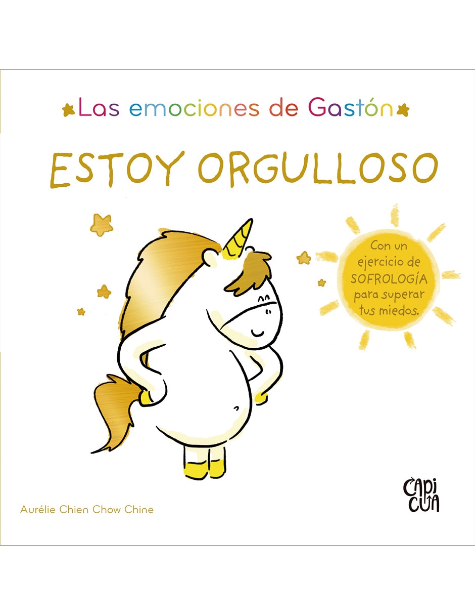 Libro/estuche con libros las emociones de gastón: estoy orgulloso de chow chine aurélie chien 1