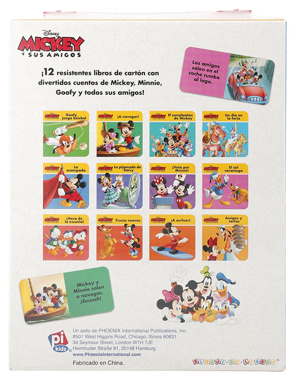 Libro Mi Primera Biblioteca Mickey y sus amigos de