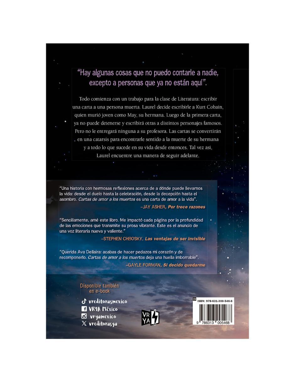 Libro/estuche con libros cartas de amor a los muertos de dellaira ava / salabert i. c.