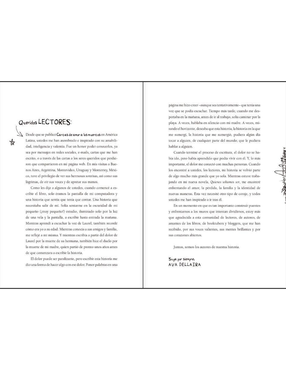 Libro/estuche con libros cartas de amor a los muertos de dellaira ava / salabert i. c. 4
