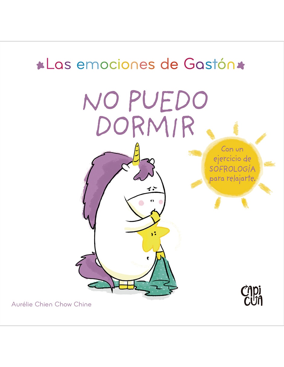 Libro/estuche con libros las emociones de gastón: no puedo dormir. de chow chine aurélie chien 1