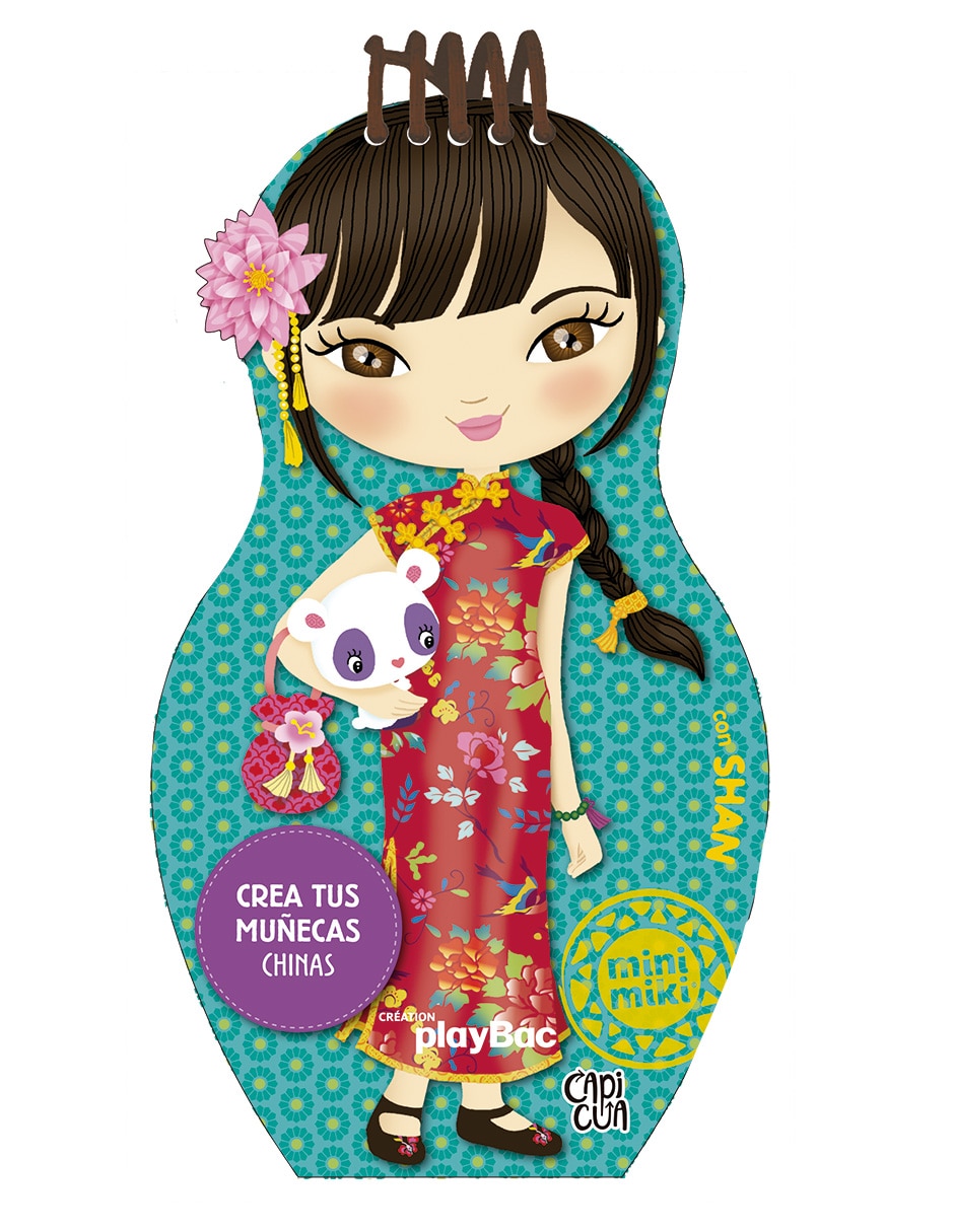 Libro/estuche con libros muñeca mini miki shan de china de camel julie 1
