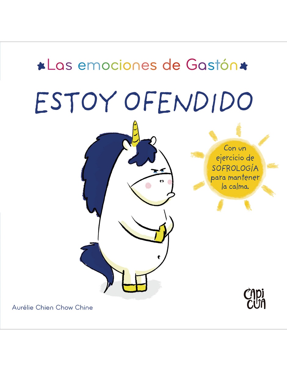 Libro/estuche con libros las emociones de gastón: estoy ofendido de chow chine aurélie chien 1