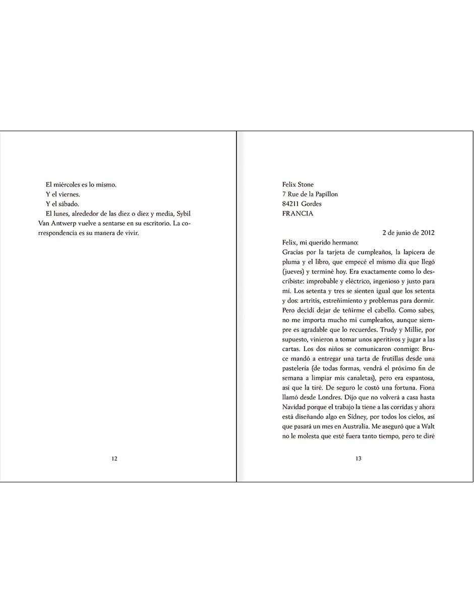 Libro LA CORRESPONSAL de Evans Virginia