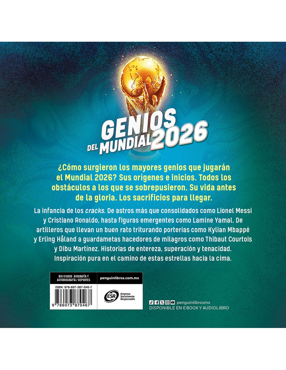 Libro Genios del Mundial 2026 de Alberto Lati 3