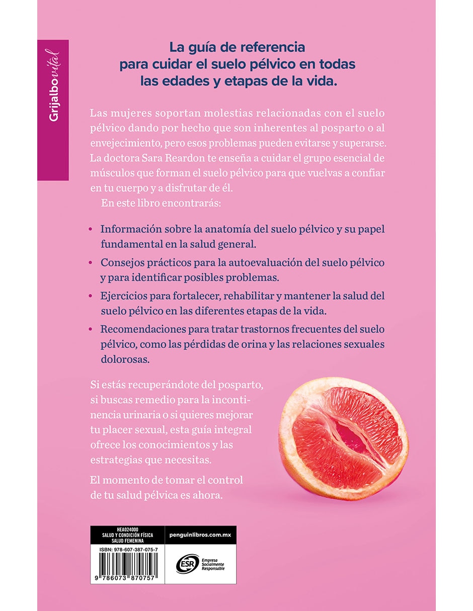 Libro Suelo Pelvico de Sara Reardon