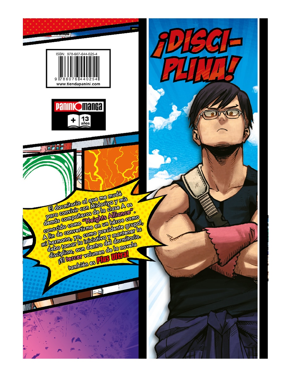 Manga my hero academia school briefs novela n.3 2