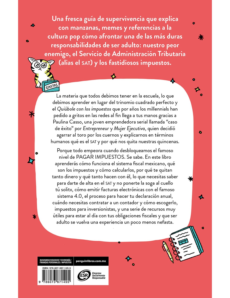 Libro WTF CON EL SAT de PAULINA CASSO