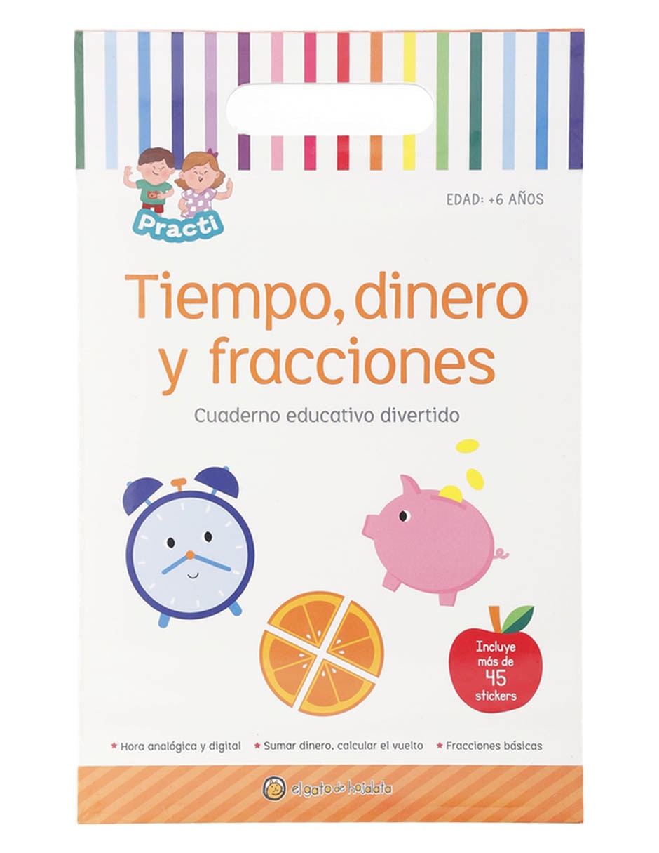 Libro Tiempo, Dinero y Fracciones Cuaderno de Editorial Guadal Libro Tiempo, Dinero y Fracciones Cuaderno de Editorial Guadal