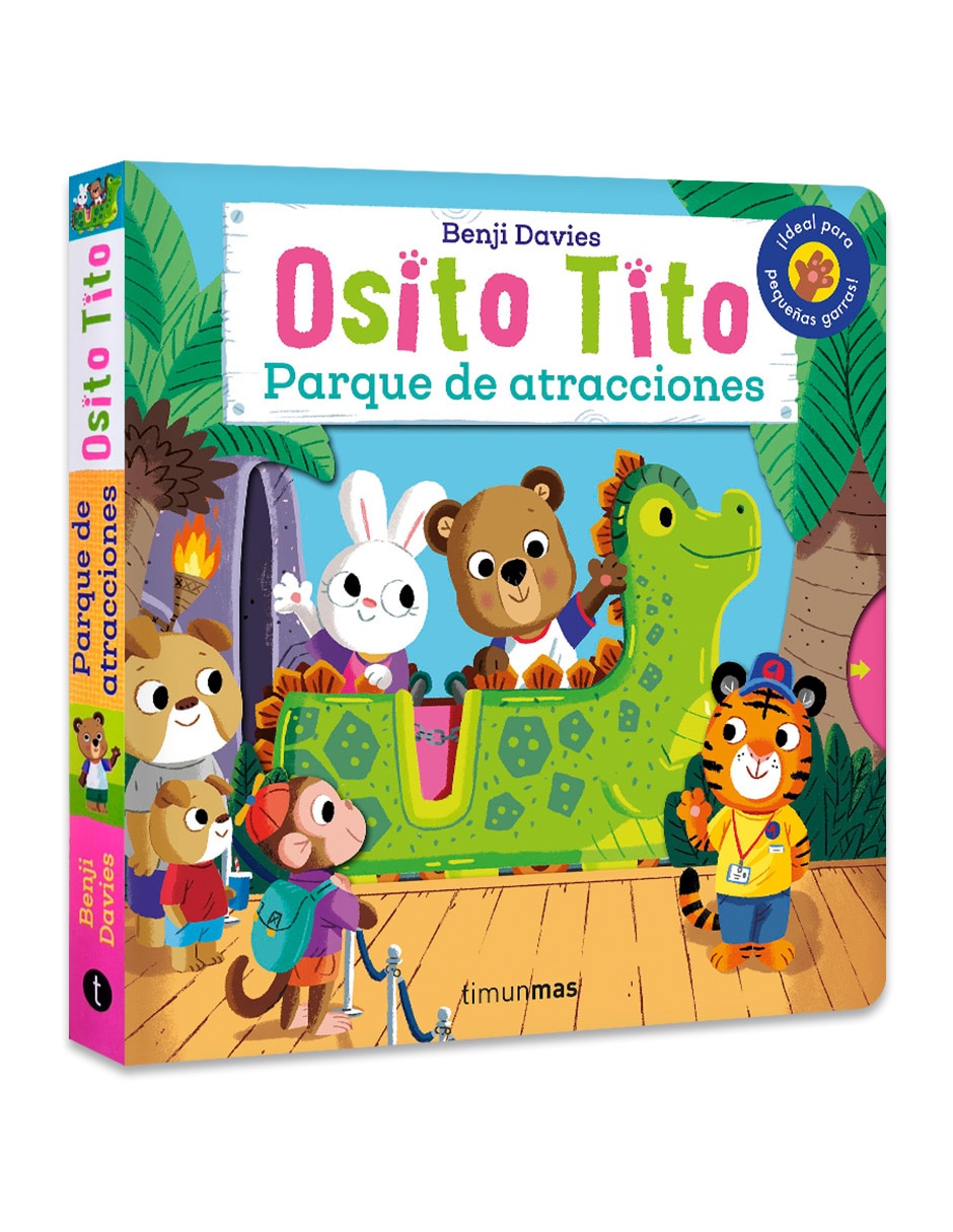 Libro/estuche con libros osito tito parque de atracciones de benji davies