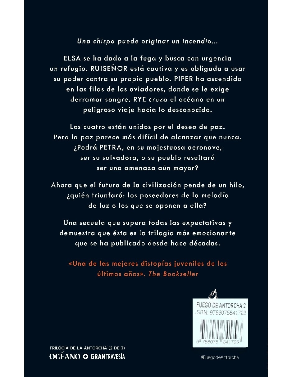 Libro Fuego de Antorcha. Trilogía de la Antorcha 2 de Buffini Moira