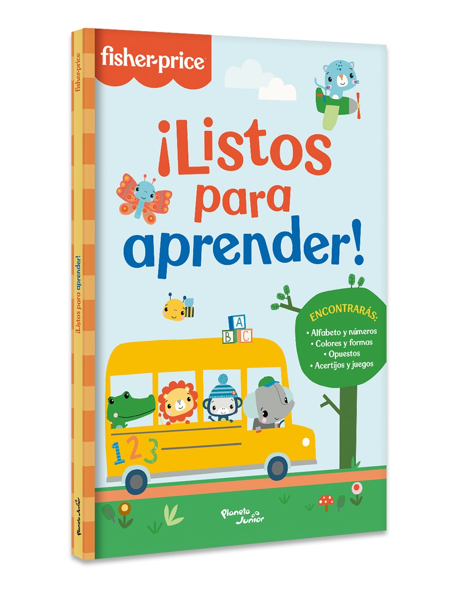 Libro/estuche con libros fisher price listos para aprender de mattel