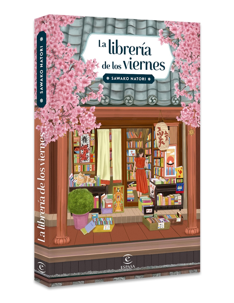 Libro/estuche con libros la libreria de los viernes de sawako natori