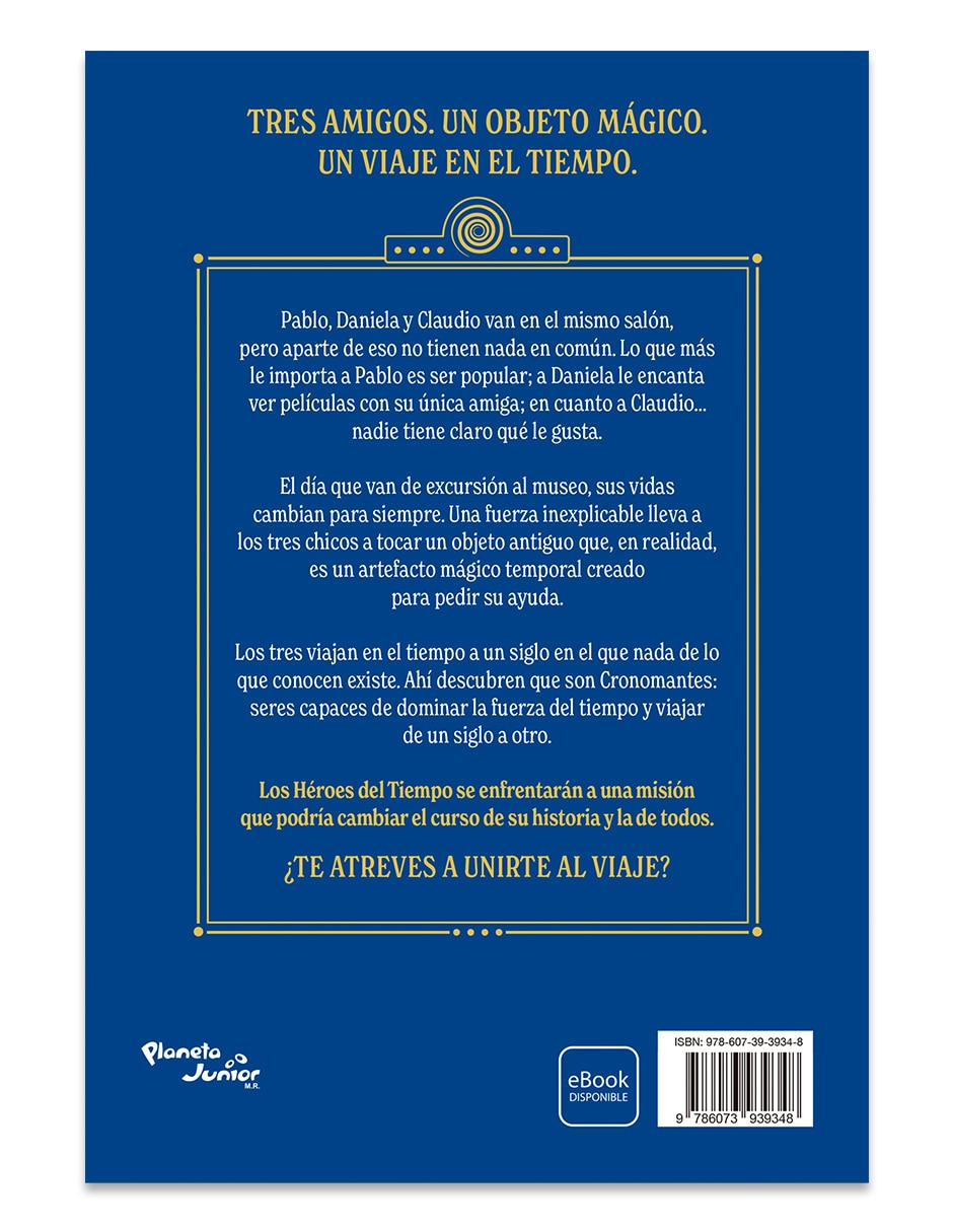 Libro/estuche con libros los heroes del tiempo 1 un viaje peligroso de jara santamaria