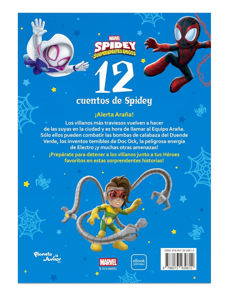 Libro/estuche con libros spidey y sus sorprendentes amigos 12 cuentos de s de marvel