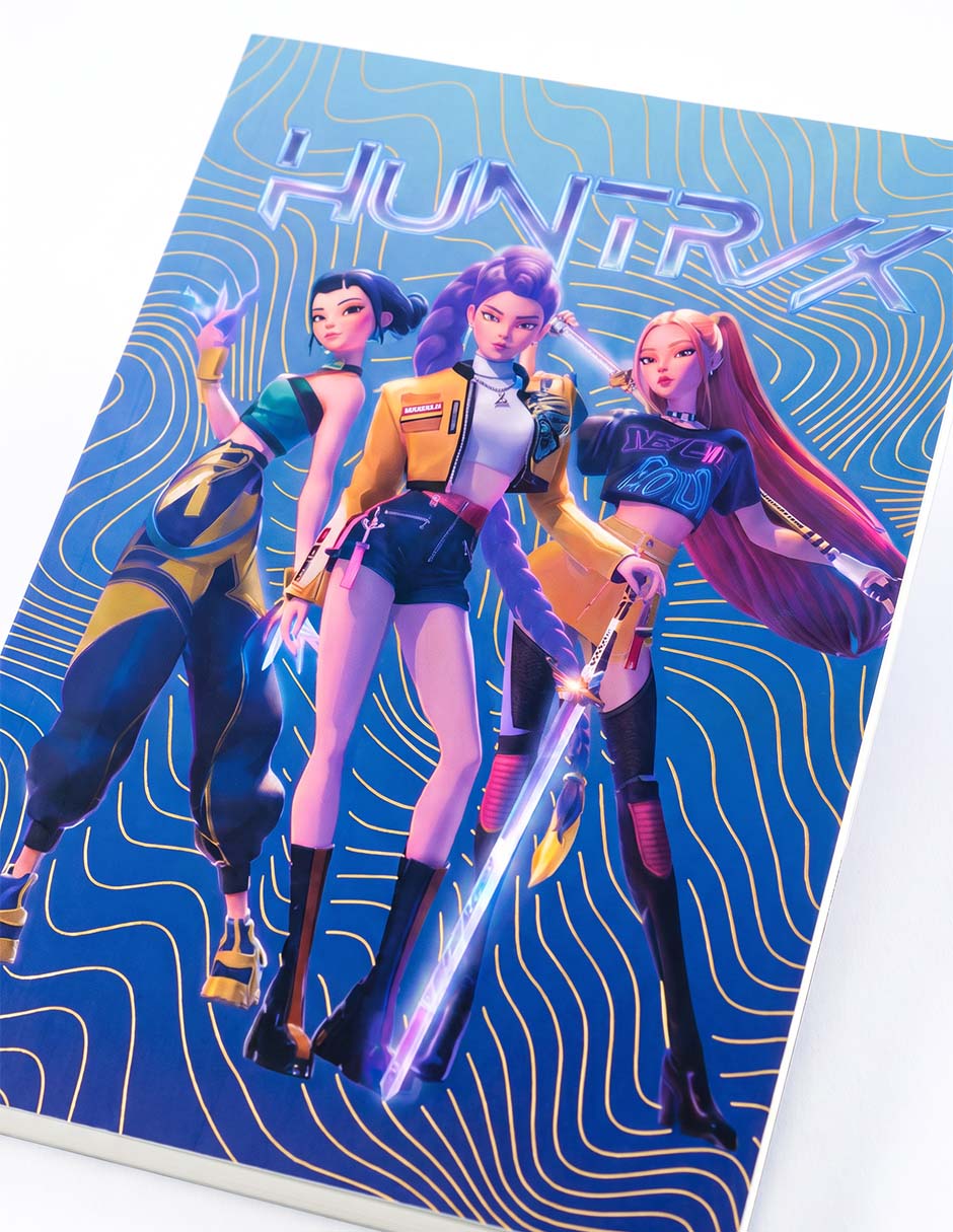 Cuaderno Huntrix K-Pop Demon Hunters 2