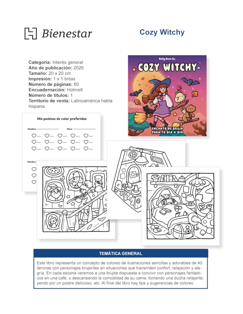 Libro Cozy Witchy de Geraldine Lamy / Diego Cruz Hernández