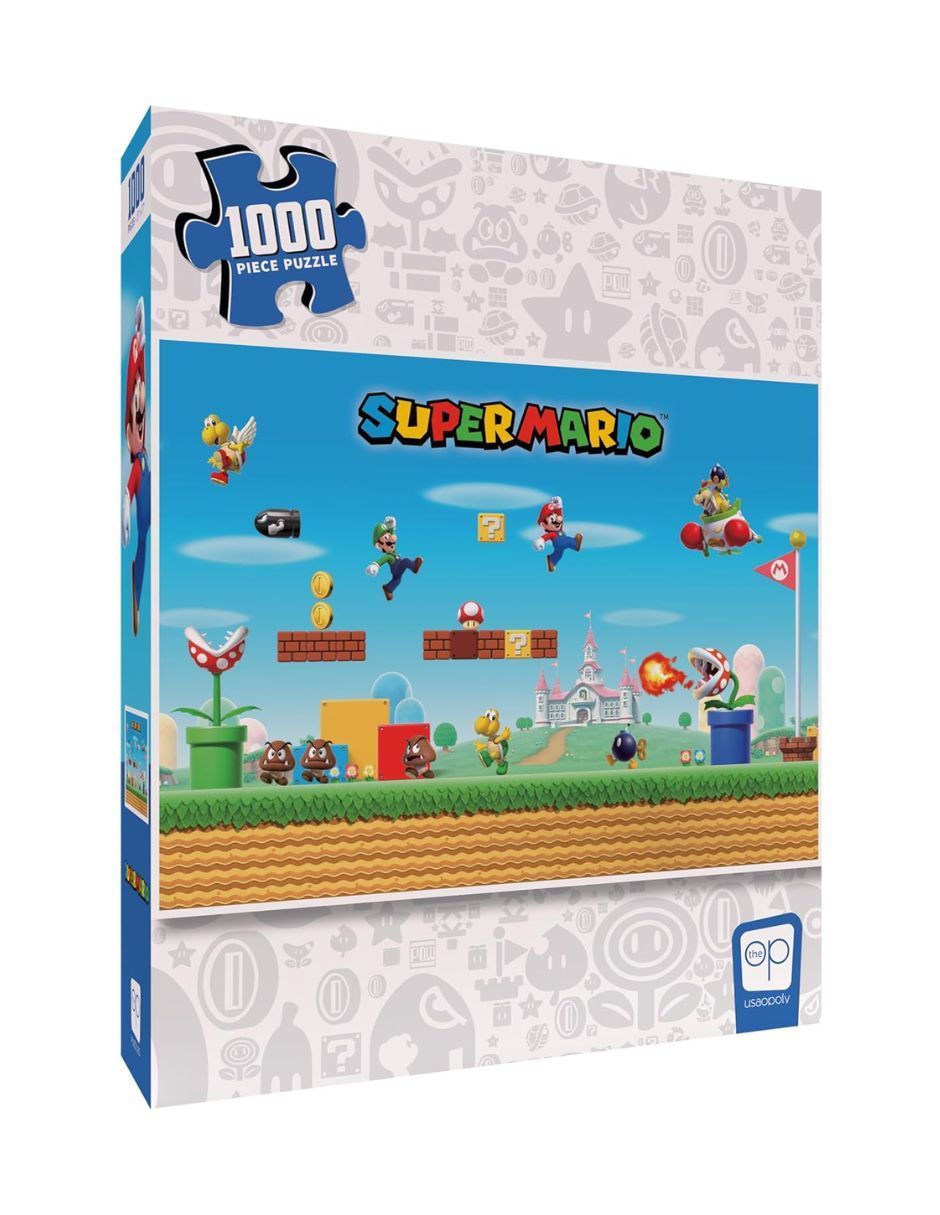 Rompecabezas escenarios emblemáticos de super mario rompecabezas super mario mayhem 1000 piezas